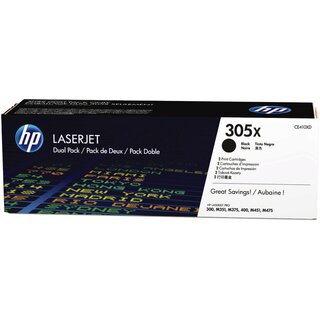 Toner HP CE410XD, Reichweite: 4.000 Seiten, schwarz, 2 Stück