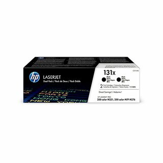 Toner HP CF210XD, Reichweite: 2.400 Seiten, schwarz, Packung mit 2 Stck