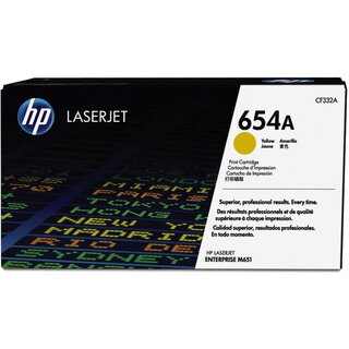 Toner HP CF332A, Reichweite: 15.000 Seiten, gelb