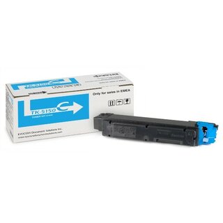 Toner Kyocera TK-5150C, Reichweite: 10.000 Seiten, cyan