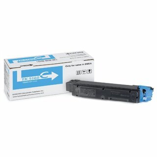 Toner Kyocera TK-5160C, Reichweite: 6.000 Seiten, cyan