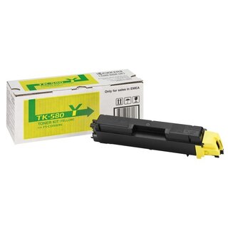 Toner Kyocera TK-580Y, Reichweite: 2.800 Seiten, gelb