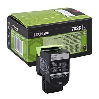 Toner Lexmark 70C20K0, Reichweite: 1.000 Seiten, schwarz