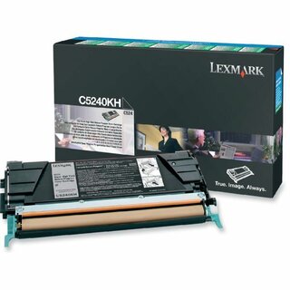 Toner Lexmark C5240KH, Reichweite: 8.000 Seiten, schwarz