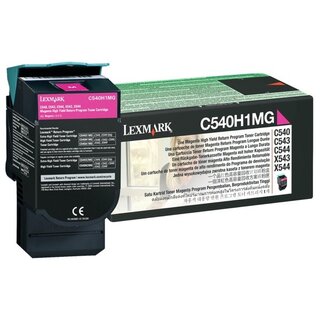 Toner Lexmark C540H1MG, Reichweite: 2.000 Seiten, magenta