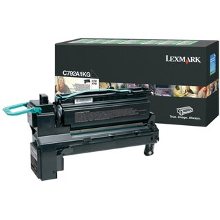 Rckgabe-Druckkasette Lexmark C792A1KG, Reichweite: 6.000 Seiten, schwarz