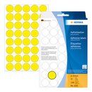 Markierungspunkte Herma 2251, D 19mm, gelb, 1280 Stck