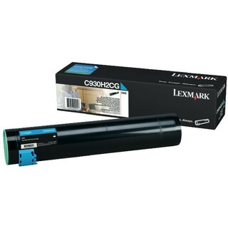 Toner Lexmark C930H2CG, Reichweite: 24.000 Seiten, cyan