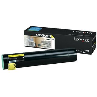 Toner Lexmark C930H2YG, Reichweite: 24.000 Seiten, yellow