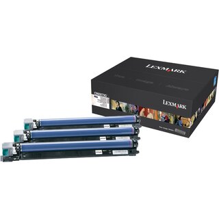 Fotoleiter Lexmark C950X73G, Reichweite: 3 x 115.000 Seiten, schwarz, 3 Stck