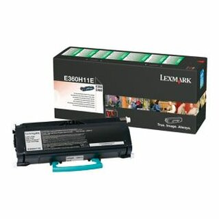 Toner Lexmark E360H11E, Reichweite: 9.000 Seiten, schwarz