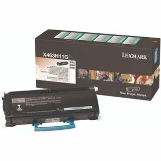 Toner Lexmark X463H11G, Reichweite: 9.000 Seiten, schwarz