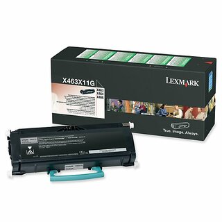 Toner Lexmark X463X11G, Reichweite: 15.000 Seiten, schwarz