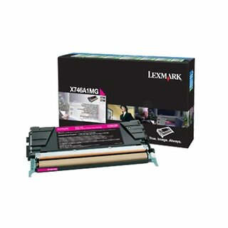 Rckgabetoner Lexmark X746A1MG, Reichweite: 7.000 Seiten, magenta