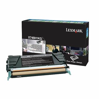 Rckgabetoner Lexmark X746H1KG, Reichweite: 12.000 Seiten, schwarz