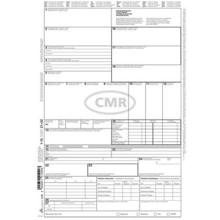 Vordruck Internationaler Frachtbrief (CMR), SD Inhalt 50 Stck