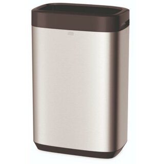 Abfalleimer, Edelstahl, 50 l, 395 x 253 x 614 mm, edelstahl
