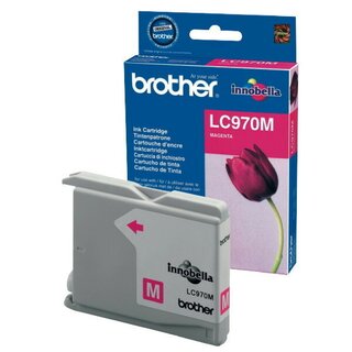 Fax-Tintenpatrone Brother LC-970M, Reichweite: 300 Seiten, magenta