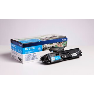 Toner Brother TN-326, Reichweite: 3.500 Seiten, cyan