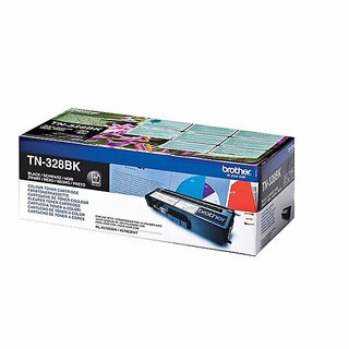 Toner Brother TN328BK, Reichweite: 6.000 Seiten, schwarz