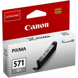Tintenpatrone Canon 0389C001 - CLI-571GY, Reichweite: 125...