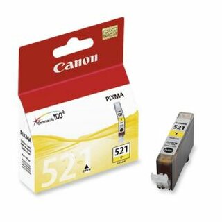Tintenpatrone Canon 2936B001 - CLI-521Y, Inhalt: 9ml, gelb