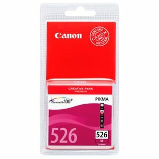 Tintenpatrone Canon 4542B001 - CLI-526M, Reichweite: 500 Seiten, magenta