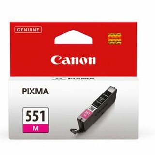 Tintenpatrone Canon 6510B001 - CLI-551M, Reichweite: 304 Seiten, magenta