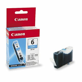 Tintenpatrone Canon 4706A002 - BCI-6C, Reichweite: 280 Seiten, cyan