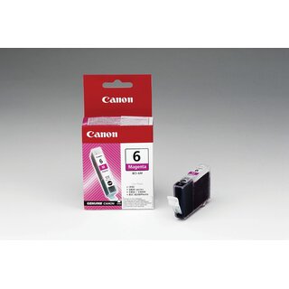 Tintenpatrone Canon 4707A002 - BCI-6M, Reichweite: 280 Seiten, magenta