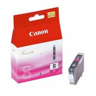 Tintenpatrone Canon 0622B001 - CLI-8M, Reichweite: 450 Seiten, magenta