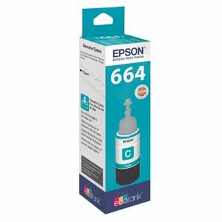 Tintenpatrone Epson T664240, Inhalt: 70ml, cyan