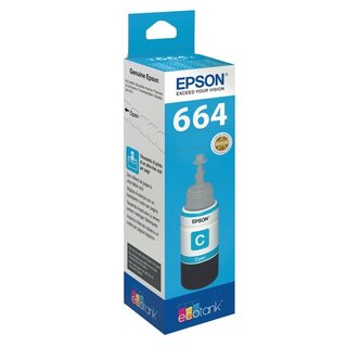 Tintenpatrone Epson T664240, Inhalt: 70ml, cyan