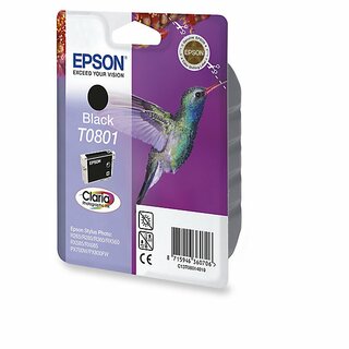 Tintenpatrone Epson T080140, Reichweite: 300 Seiten, schwarz