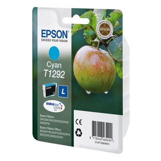 Tintenpatrone Epson T129240, Reichweite: 475 Seiten, cyan