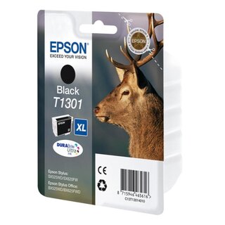 Tintenpatrone Epson T130140, Reichweite: 950 Seiten, schwarz