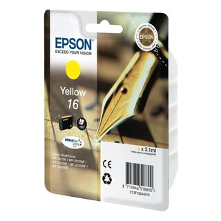 Tinte 2010/2510 Epson T162440, 165 Seiten, gelb