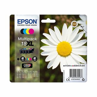 Tintenpatrone Epson T18164012, Reichweite: 450 Seiten, 4-farbig