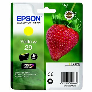 Tinte Epson C13T29844012 XP235, Inhalt: 3,2ml, Reichweite: 180 Seiten, gelb