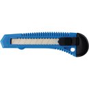 Cutter, Kunststoff, 18mm, Schiebearretierung, blau