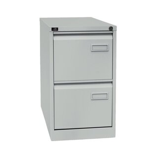 Hngeregistraturschrank Bisley IPCCA12445, 2 Schbe, einbahnig, lichtgrau