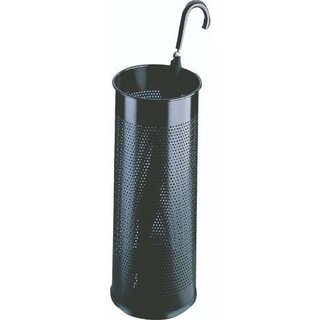 DURABLE Regenschirmstnder 335001, perforierter Stahl, 28,5 l, schwarz