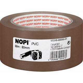 Packband Nopi 57215, 50mm x 66m, braun