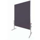 BI-Office Mobile Pinnwand zweiseitig blau 150x120cm