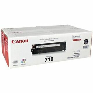 Toner Canon 2662B005 - 718, Reichweite: 3.400 Seiten, schwarz, 2 Stück