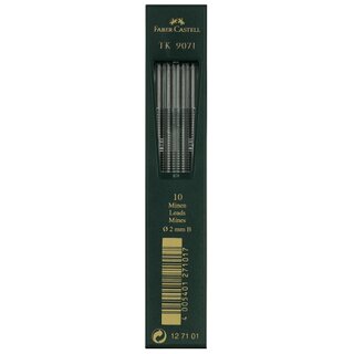 TK-Minen Faber-Castell 127100 9071, 2mm, Hrtegrad: HB, 10 Stck