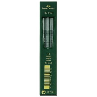 TK-Minen Faber-Castell 127101 9071, Strichstrke: 2mm, B, 10 Stck