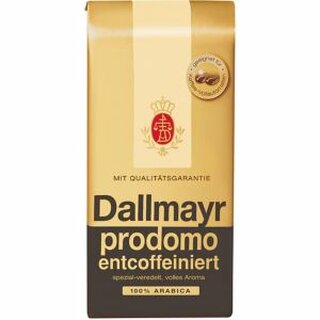 Dallmayr Dallmayr Prodomo ganze Bohnen entkoffein. 500g