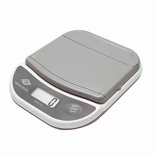 Briefwaage Wedo 2000, bis 2kg, elektronisch, weiß/grau