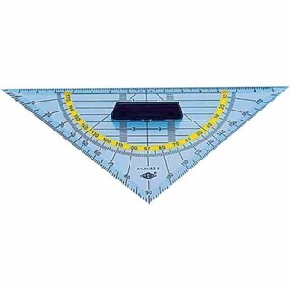 Geodreieck Wedo 526, Kunststoff, mit abnehmbarem Griff,...